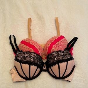 H&M push up bra and Arie Push up bra.